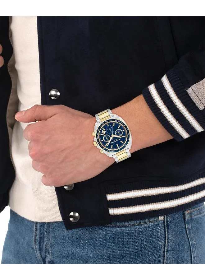 Coach  Charter Collection Chronograph Quartz Watch For Men With Two-Tone Stainless Steel Bracelet - 14602704 for Men | Best Price UAE
